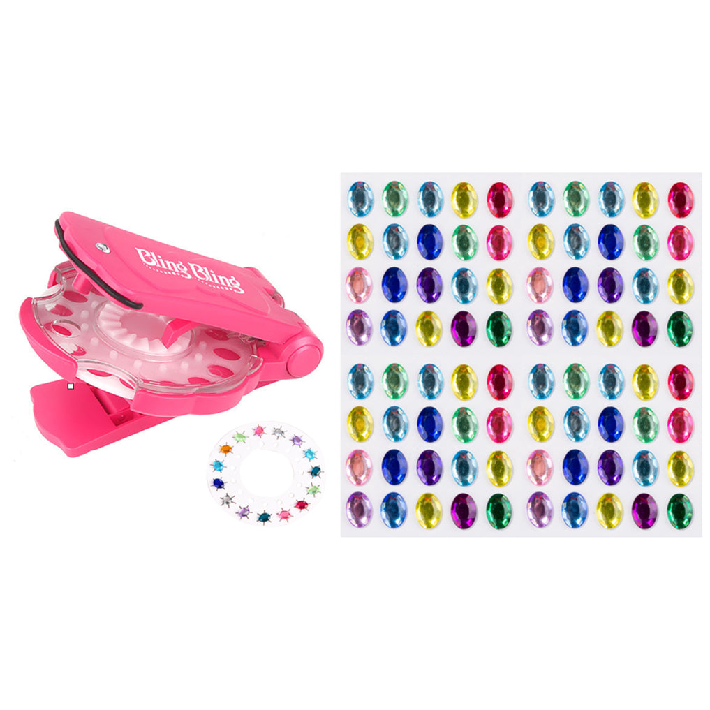Colorful Hair Rhinestone Styling Kit for Festivals Parties School Events and DIY Hair Decoration Projects