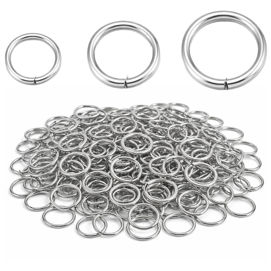 Stainless Steel Jump Rings Thick Strong Connector Rings for Jewelry and DIY Crafts, Pack of 300