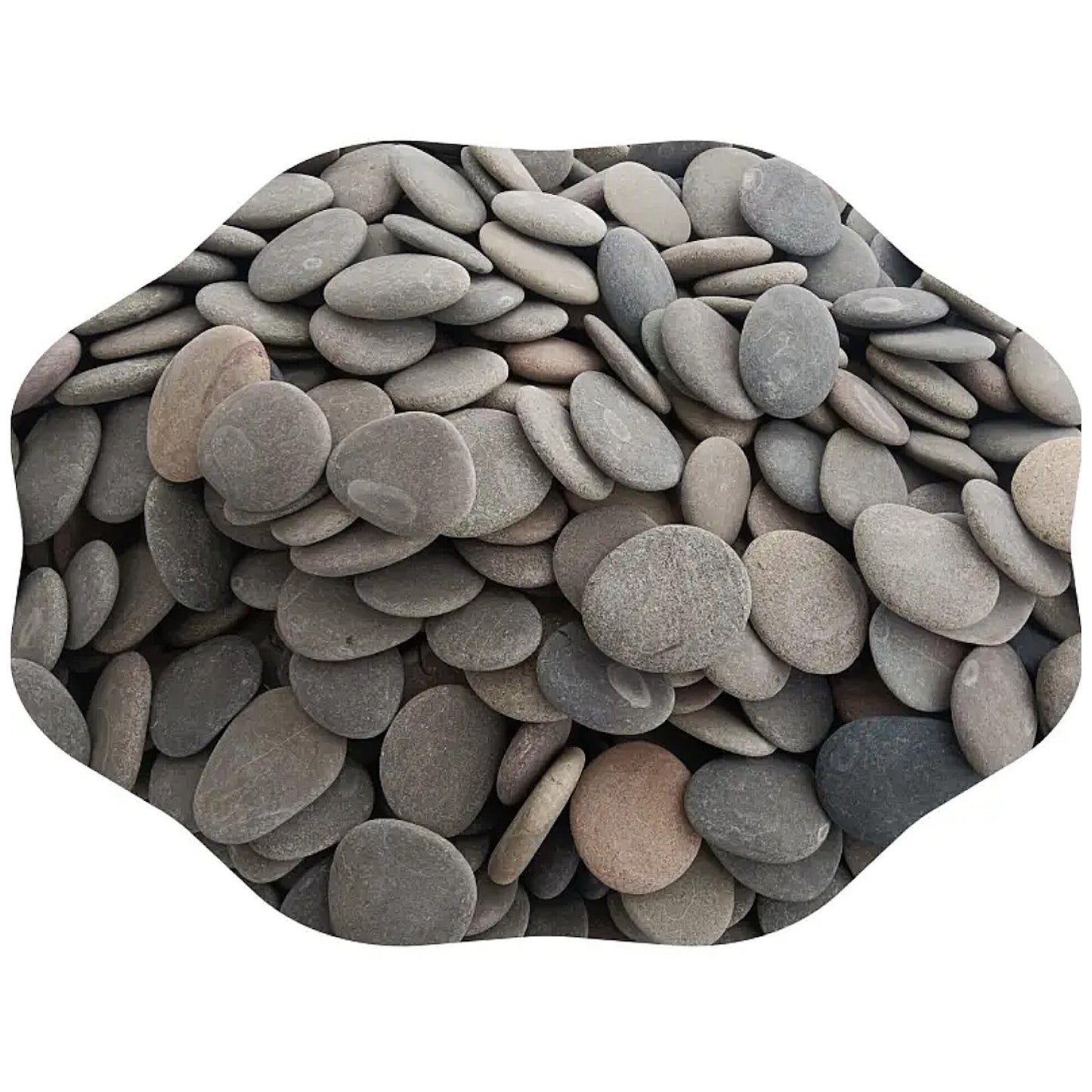 Natural River Rock Pebbles Smooth Flat Stones for Painting Crafts Decoration and DIY Kids Art Projects