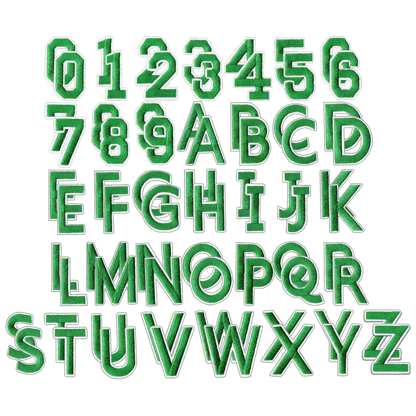 Iron On Alphabet Letter Patches A to Z Embroidered Applique for Clothes Hats Jeans