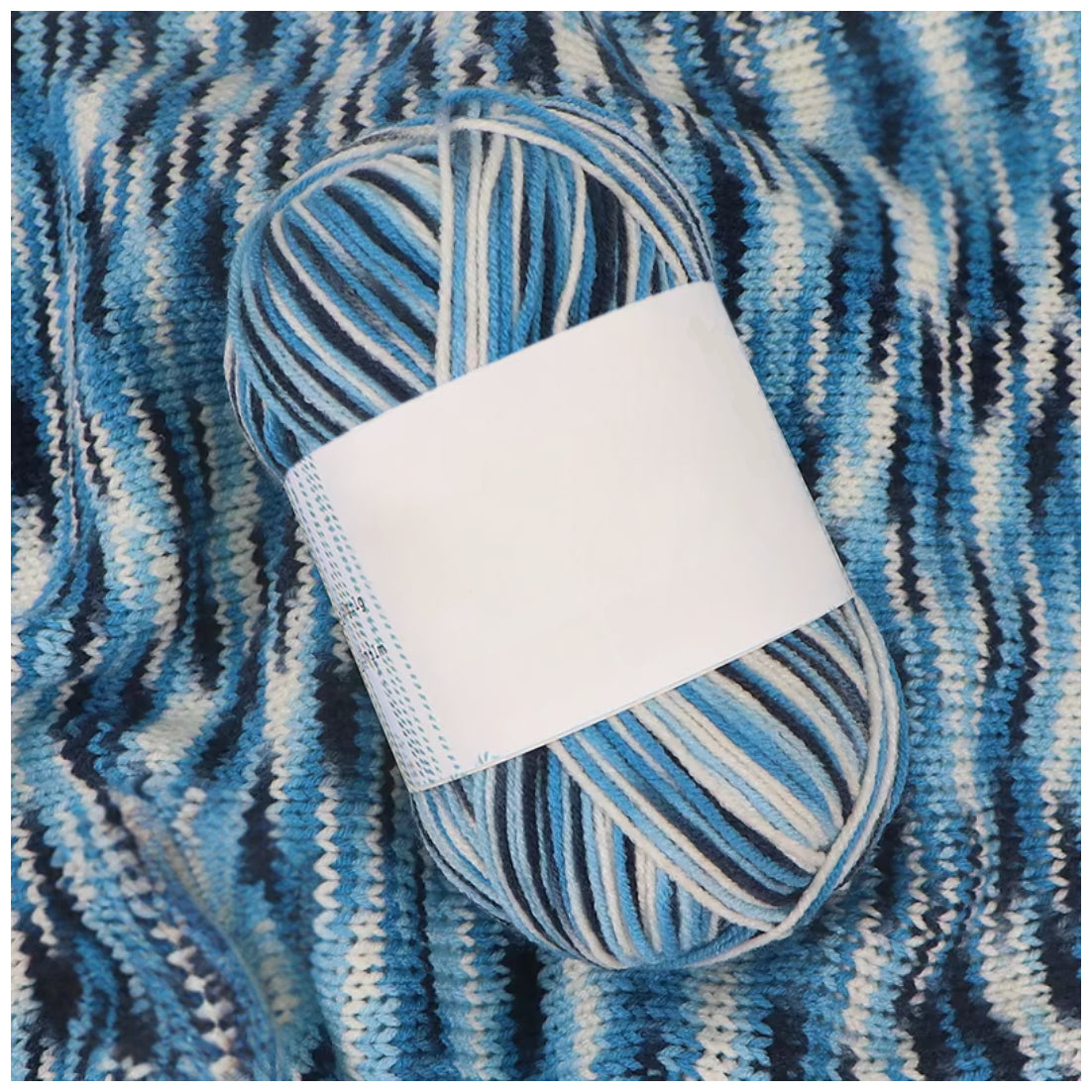 Soft Acrylic Variegated Baby Yarn – Fingering Weight for Knitting & Crochet, 50g/1.76oz 191 yards