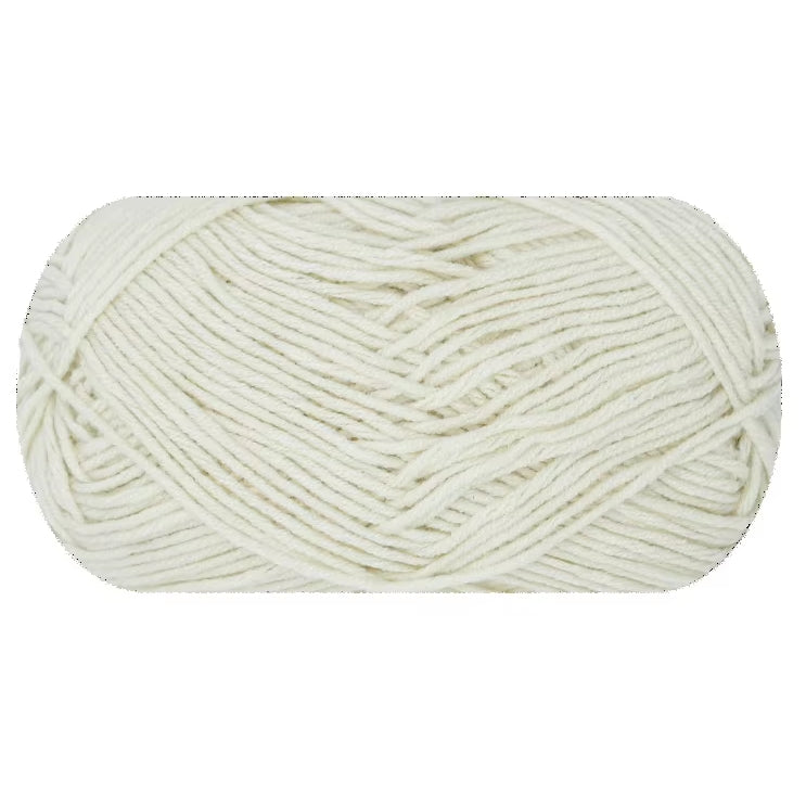 Soft Cotton Acrylic Yarn for Crochet and Knitting, 40 Grams/1.41oz 142 yards