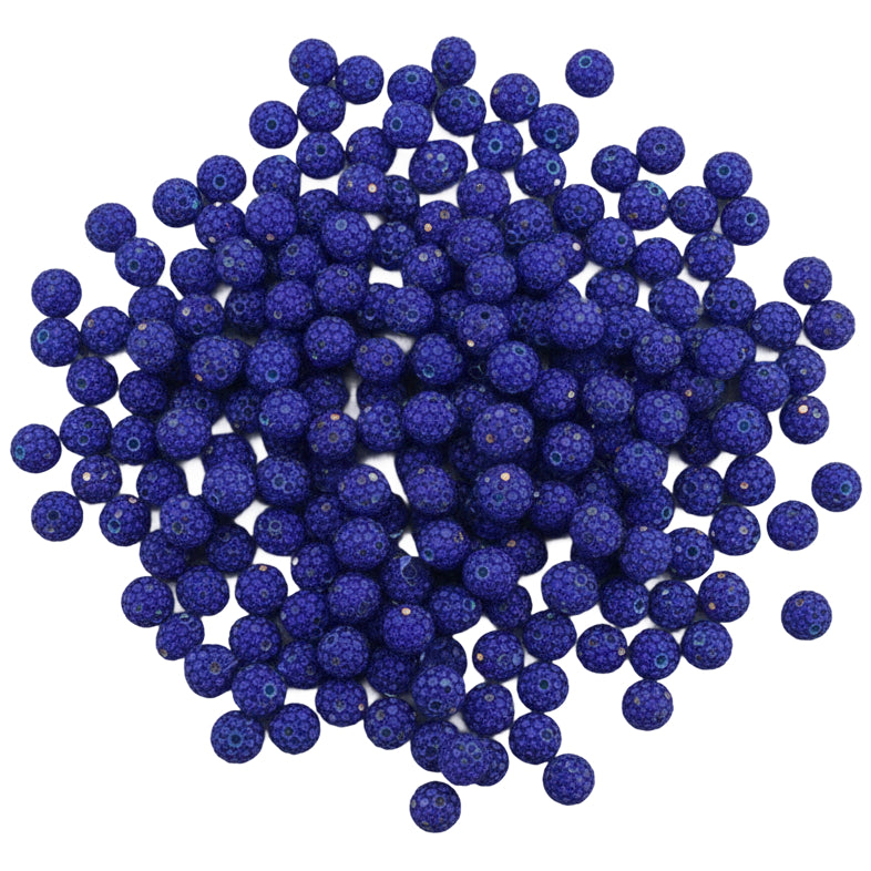 Sparkle Rhinestone Clay Beads Round Disco Spacer Beads for Jewelry Making, Bracelets, Earrings and DIY Craft Projects