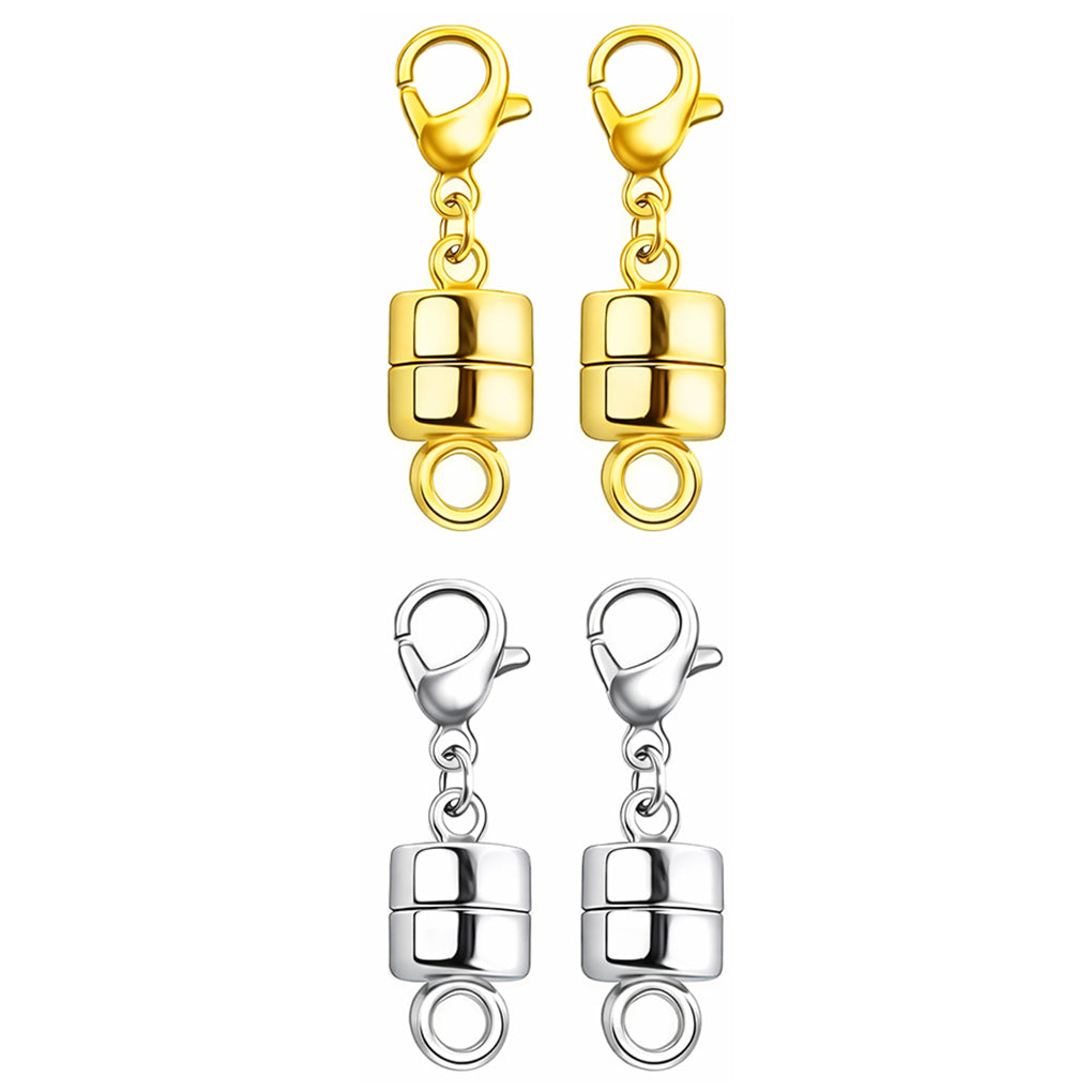 Magnetic Necklace Clasps Gold Silver Plated Bracelet Converter Chain Extender Jewelry Closures