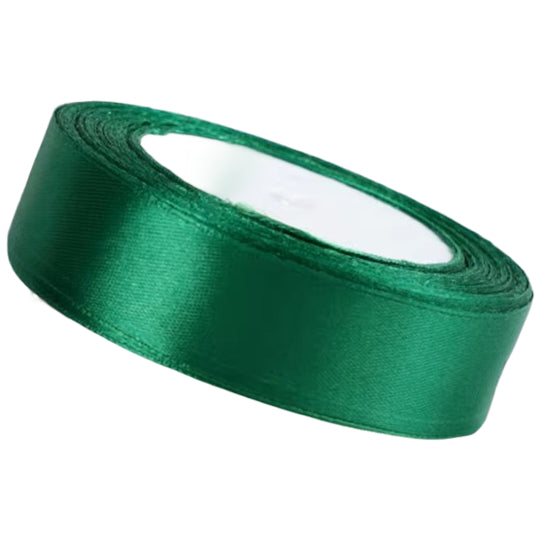 Single Face Polyester Satin Ribbon 1 Inch 25 Yards Solid Fabric for Gift Wrapping Bows and Decor