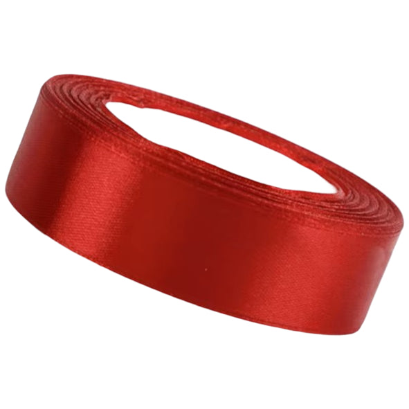 Single Face Polyester Satin Ribbon 1 Inch 25 Yards Solid Fabric for Gift Wrapping Bows and Decor