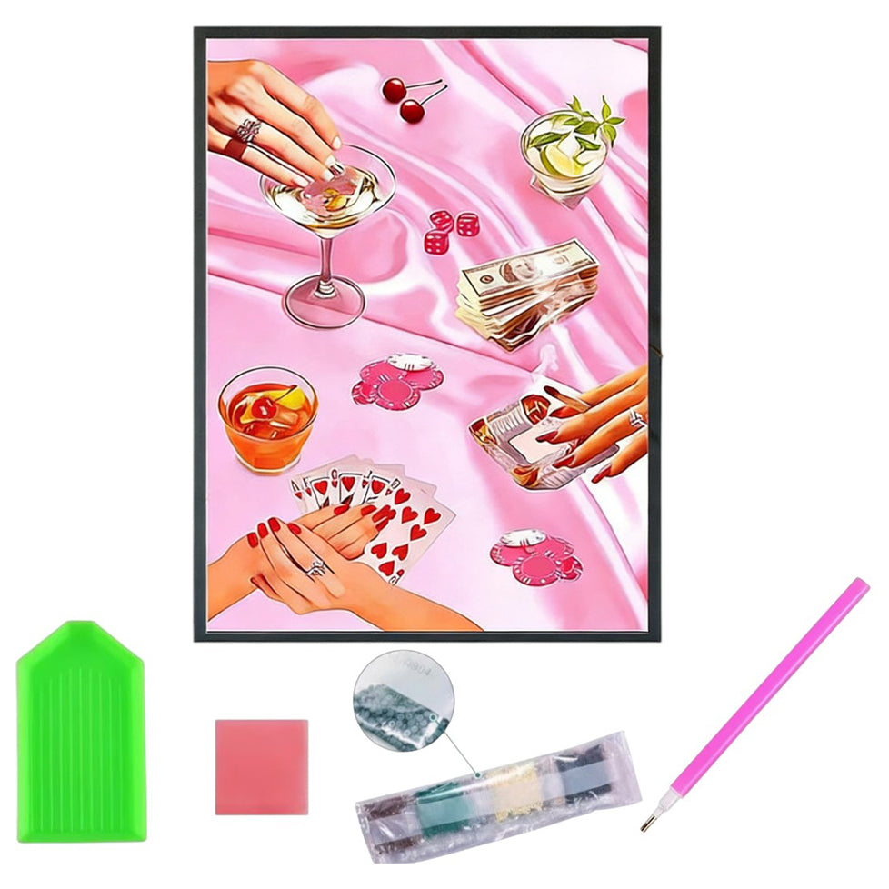 5D Full Drill Diamond Painting Kit 30x40cm HD Canvas with Tools for DIY Wall Decor Gift Crafts