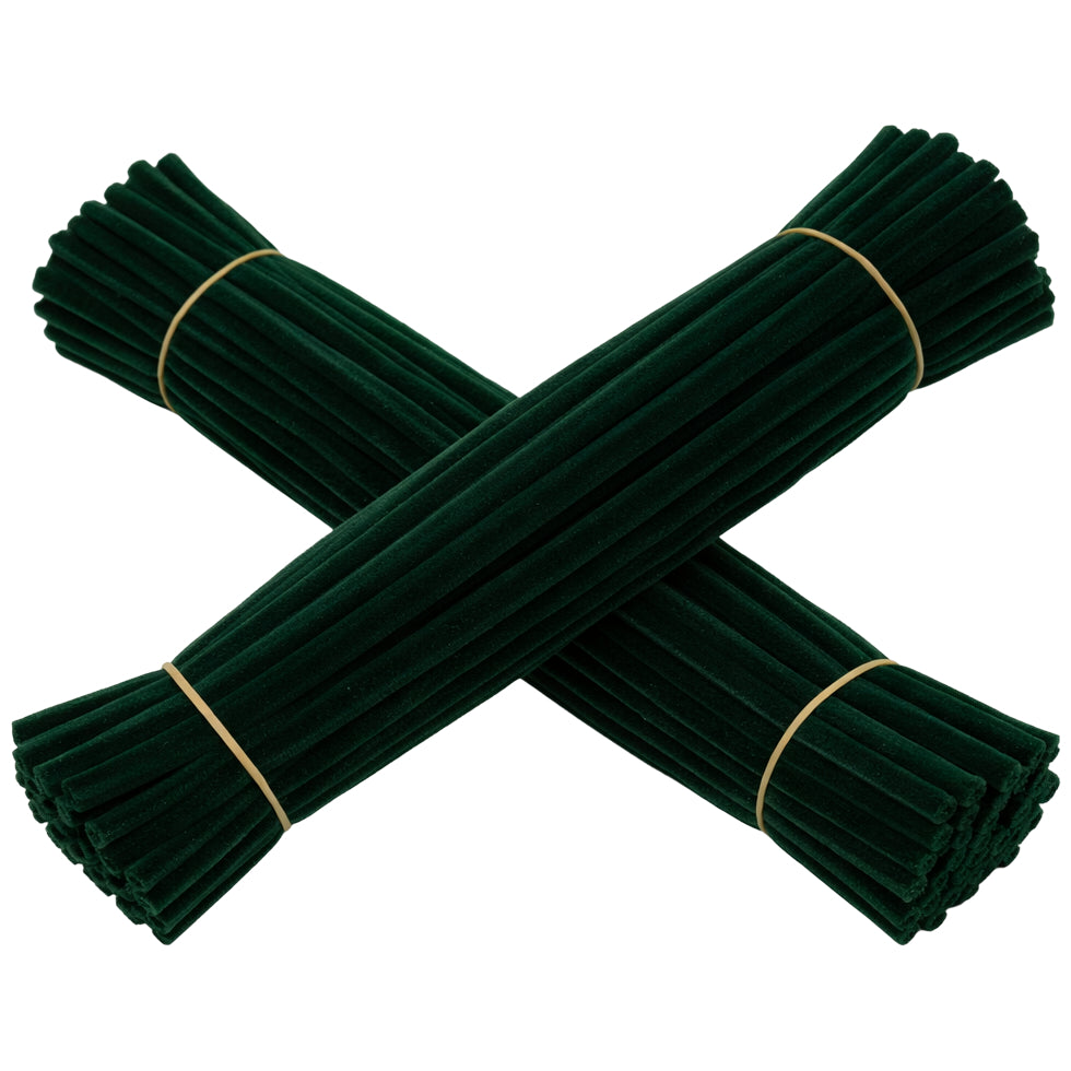 12 Inch Chenille Stem Pipe Cleaners 6 to 7 mm Thick for DIY Crafts and Decorations