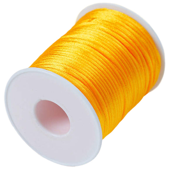 1mm Black Nylon String Cord 110Yards Braided Jewelry Thread for Bracelet and Macrame Crafts