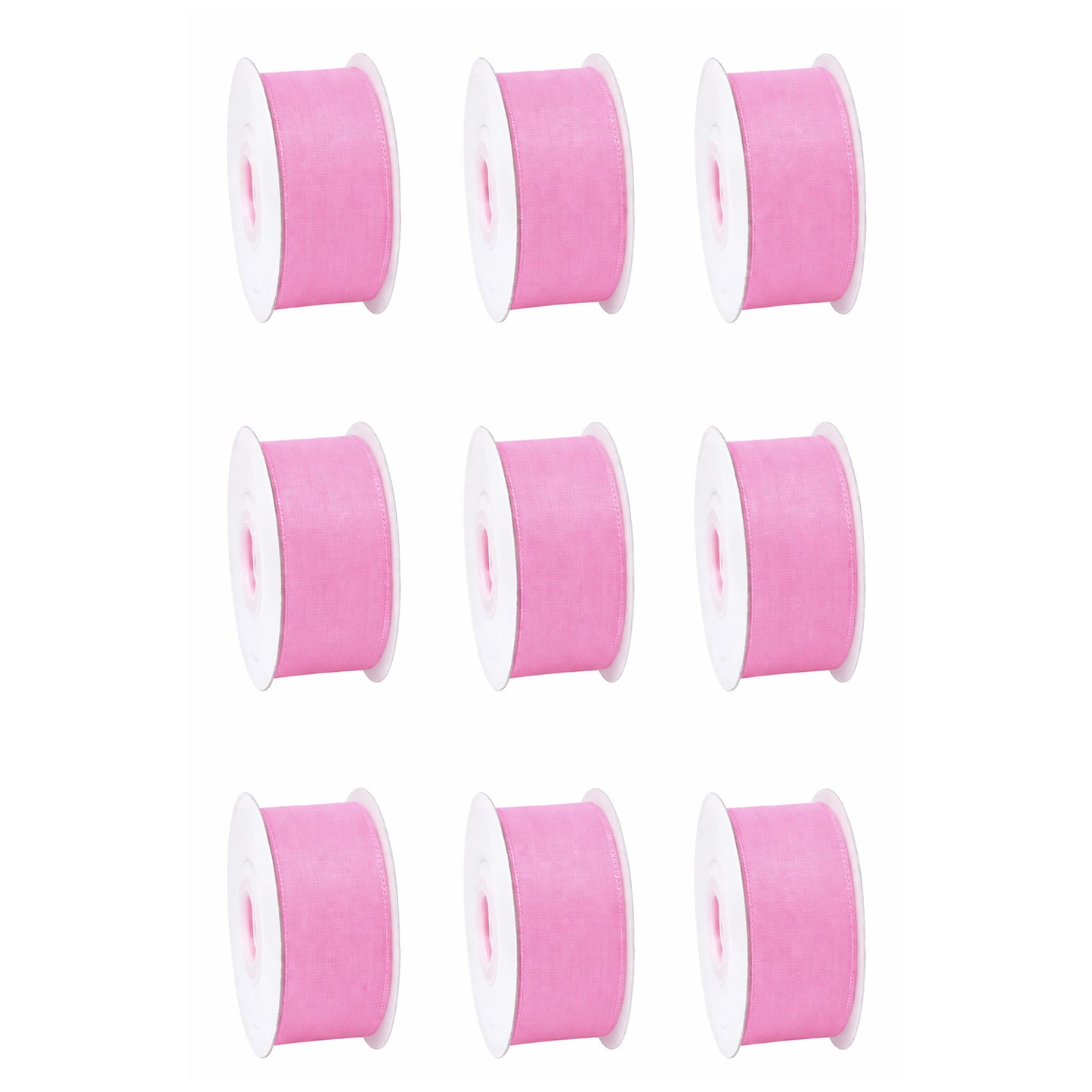 Ribbon Set for Gift Wrapping Weddings Crafts Bows and DIY Decorations, Pack of 9