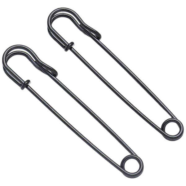 4 Inch Heavy Duty Safety Pins Set for Clothes, Blankets, Kilts, Leather, and Craft Projects