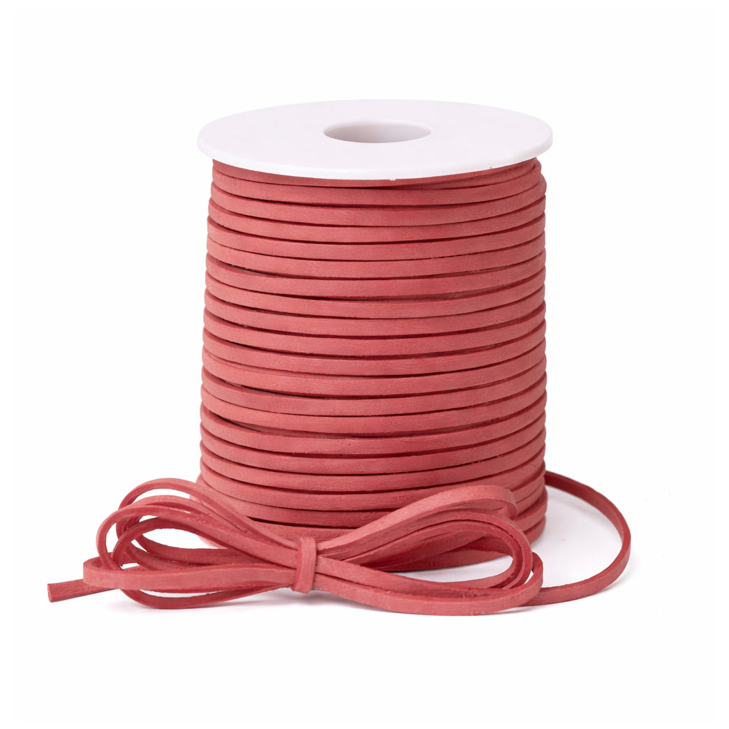 Faux Suede Leather Cord 50 Yards Flat Lace String for Jewelry Making Bracelets Crafts and DIY Projects