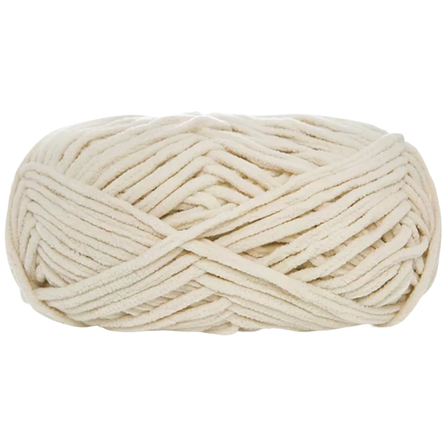 Soft Velvet Chenille Yarn for Crocheting, 100g/3.53oz, 74.3 Yards, Baby Blanket Yarn