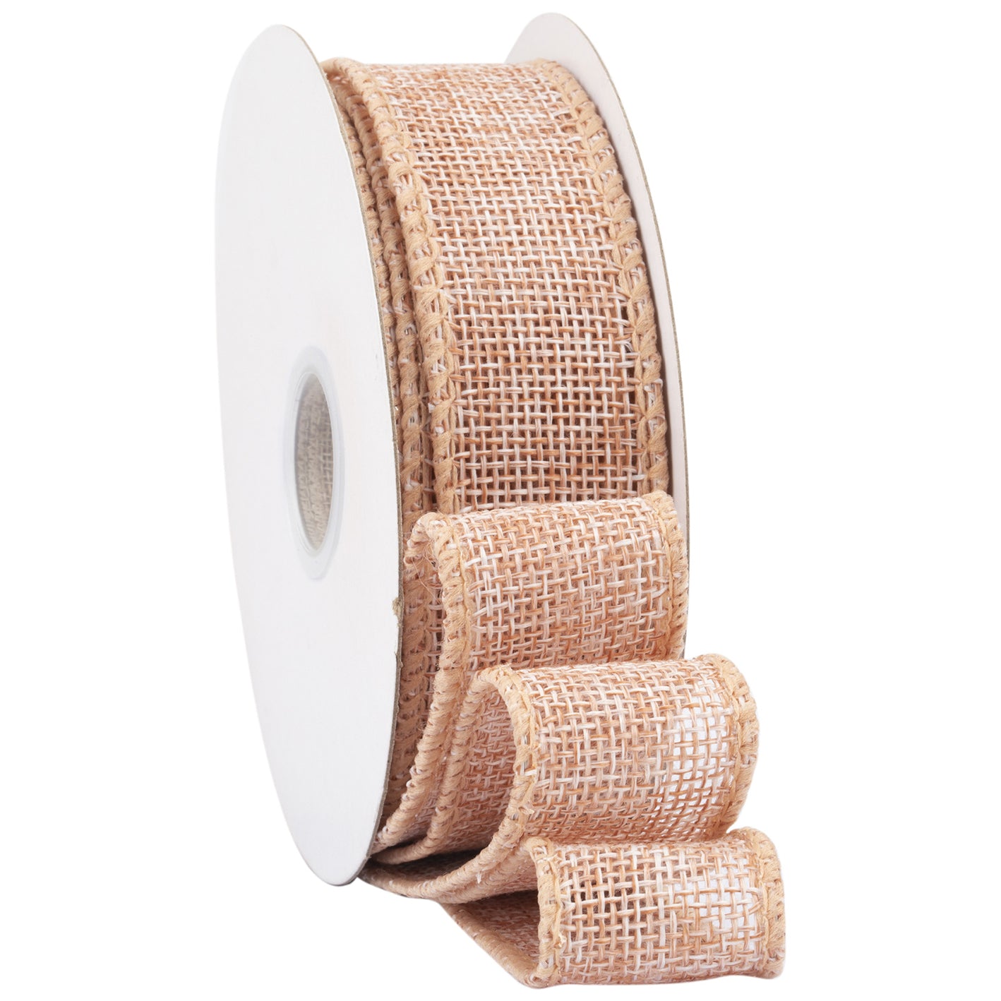 10 Yard Natural Burlap Ribbon Linen Jute Fabric Trim for Wreaths Gift Wrapping Crafts and DIY Decorations