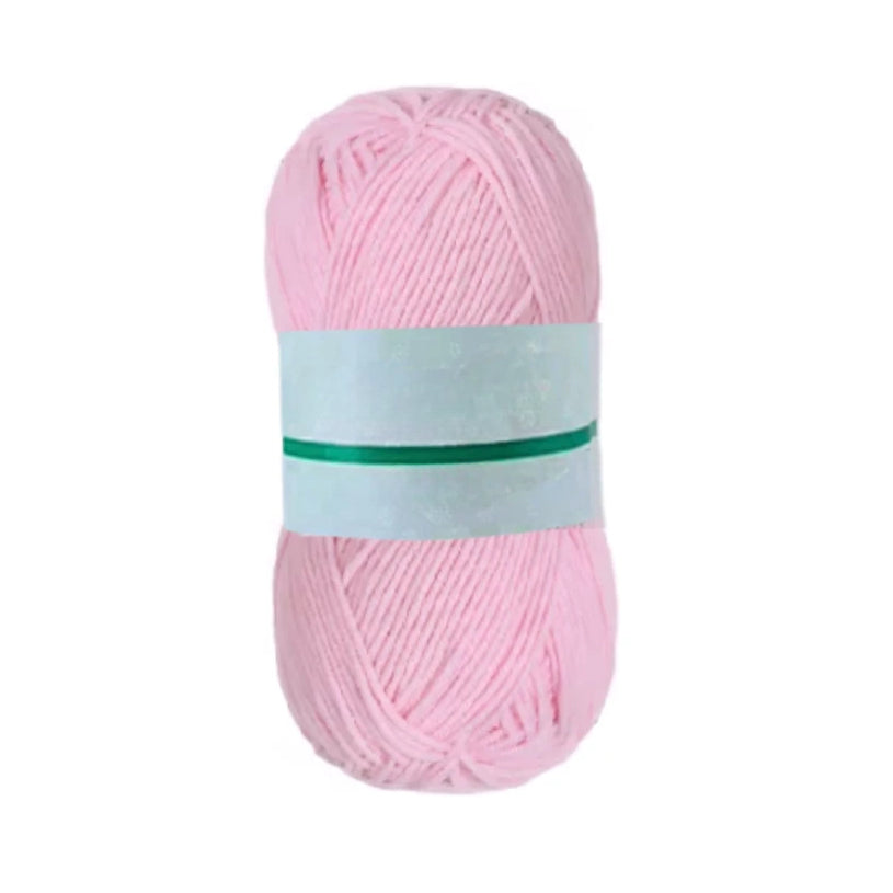 Premium Cotton Yarn – Soft, Super Fine #1 for Crochet & Knitting, 50 Grams/1.76oz 186 Yards