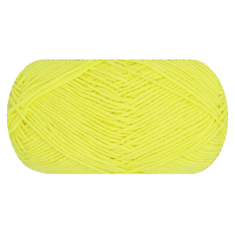 Soft Cotton Acrylic Yarn for Crochet and Knitting, 40 Grams/1.41oz 142 yards