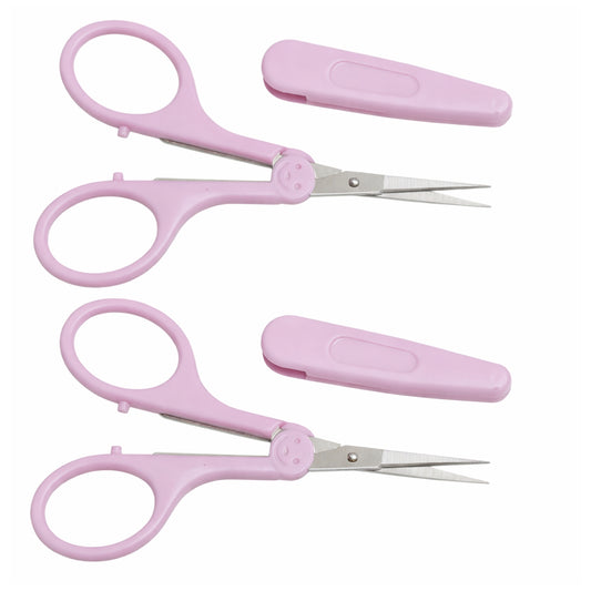 High Precision Detail Scissors Fine Tip Stainless Steel for Paper Cutting, Sewing, Scrapbooking and Crafts, Pack of 2