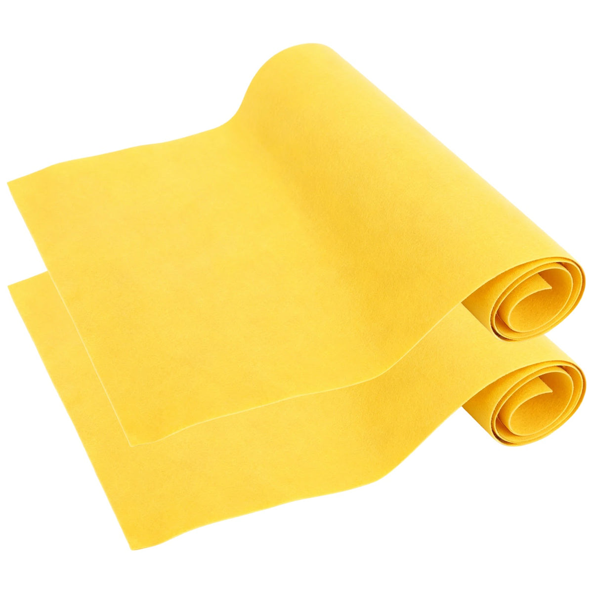 Self-Adhesive Polyester Felt Sheets, 14.6 x 39.4 Inches, 1 mm Thick for Crafts and Drawer Liners, Pack of 2