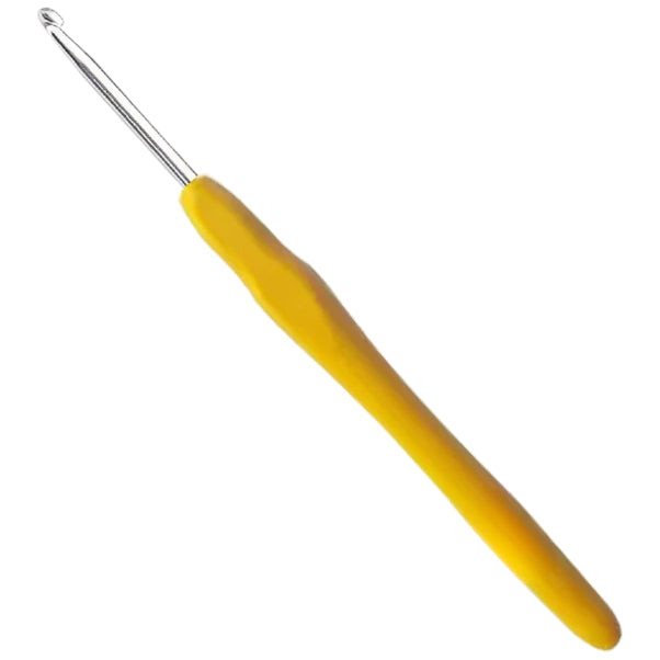 Ergonomic Crochet Hook with Soft Handle – Long Needles for Beginners