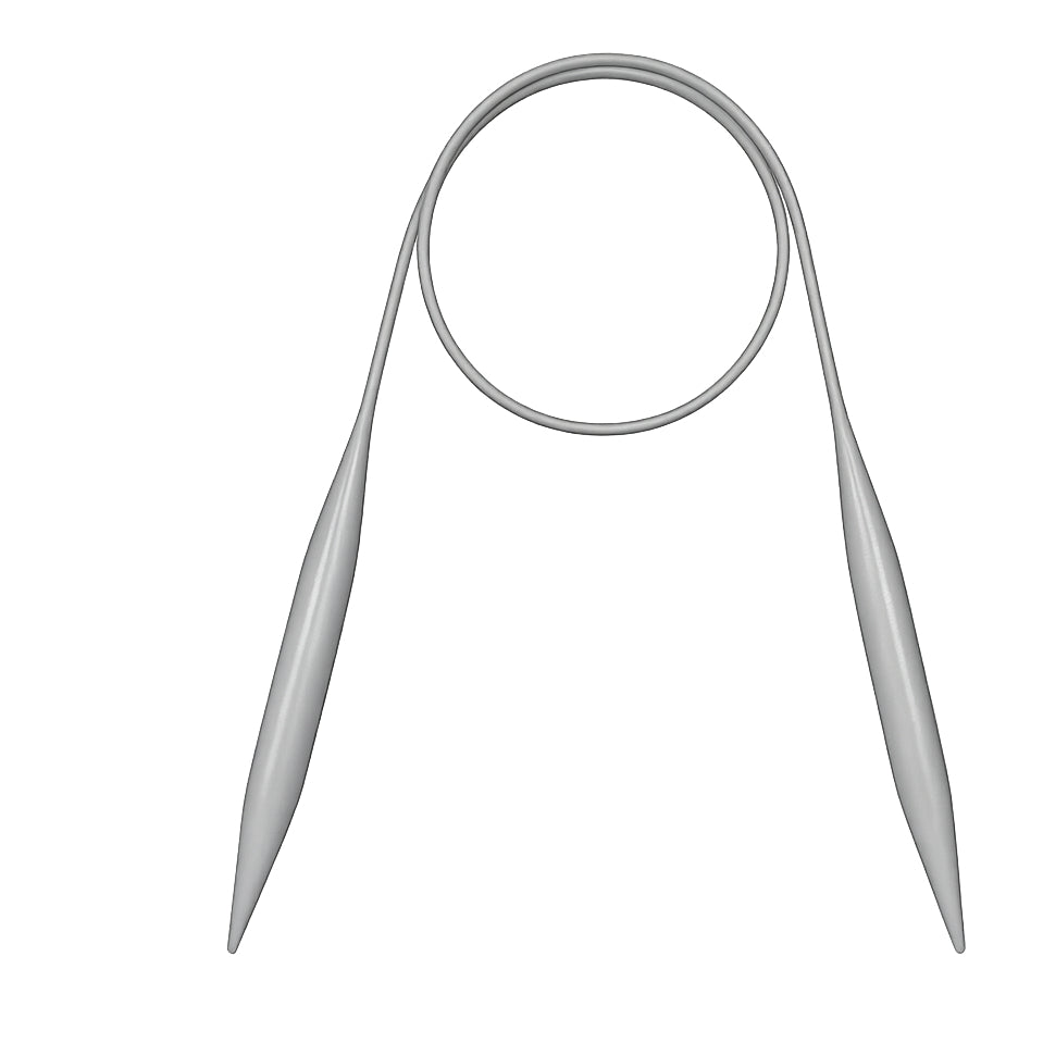 Stainless Steel Circular Knitting Needle 40cm 5.0mm for Crochet, Sewing, Scrapbooking and Crafts