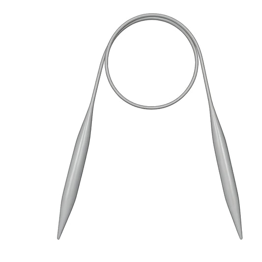 Stainless Steel Circular Knitting Needle 40cm 5.0mm for Crochet, Sewing, Scrapbooking and Crafts