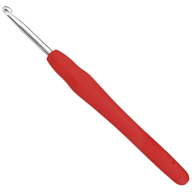 Ergonomic Crochet Hook with Soft Handle – Long Needles for Beginners