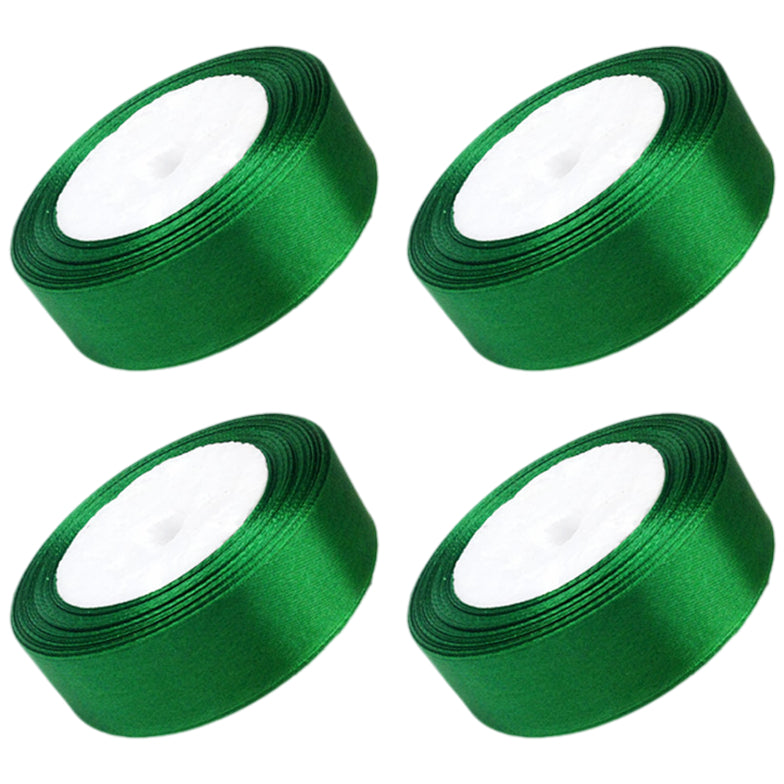 Satin Ribbon 4 Rolls 40 Yards for Gift Wrapping Crafts Weddings and Decorations