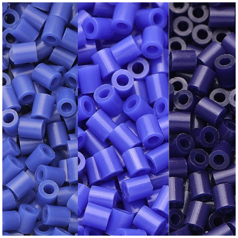 2.6mm Fuse Bead Set 3 Color Pack for Pegboards and Perler Crafts, Pack of 1000