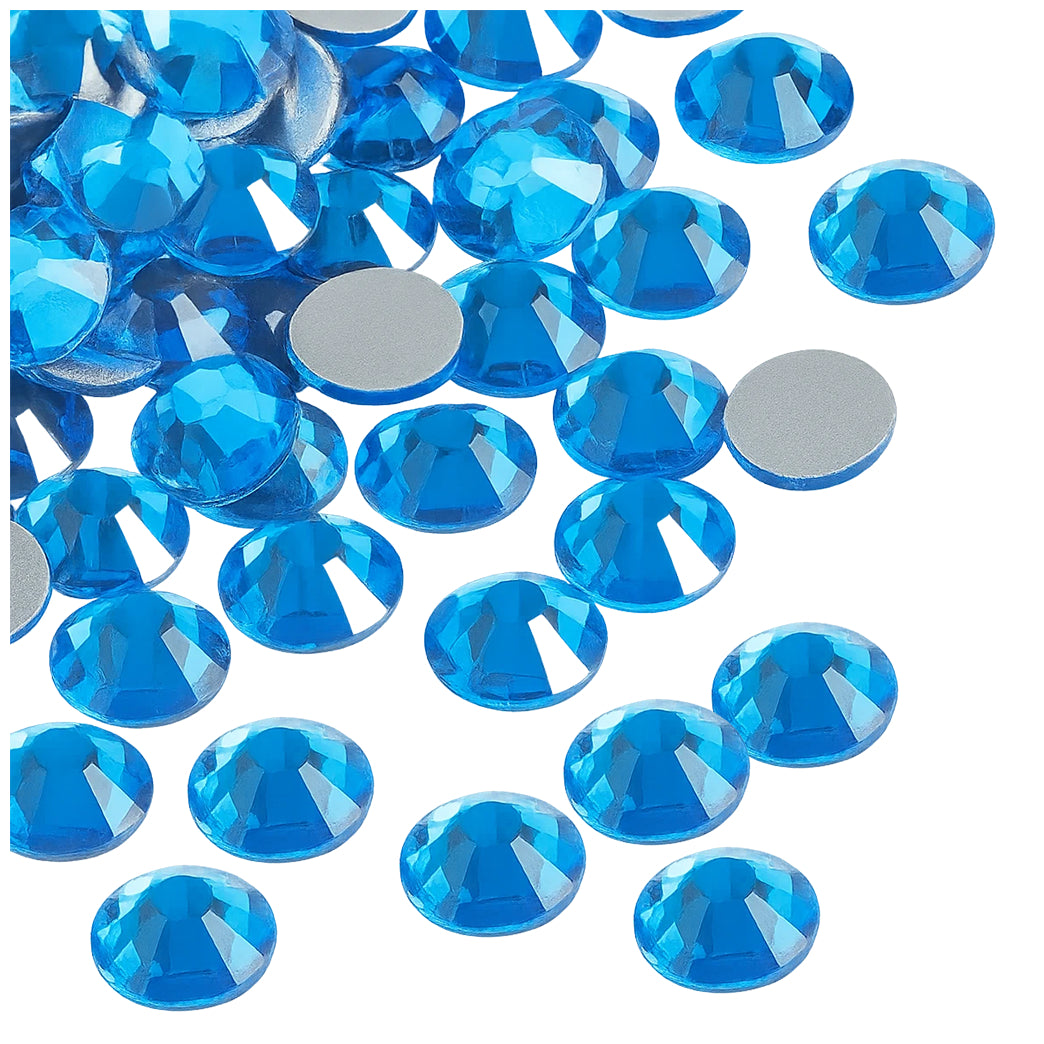 Shiny Hotfix Flatback Glass Rhinestones for Nail Art, Clothing, Crafts, DIY Crystal Decorations