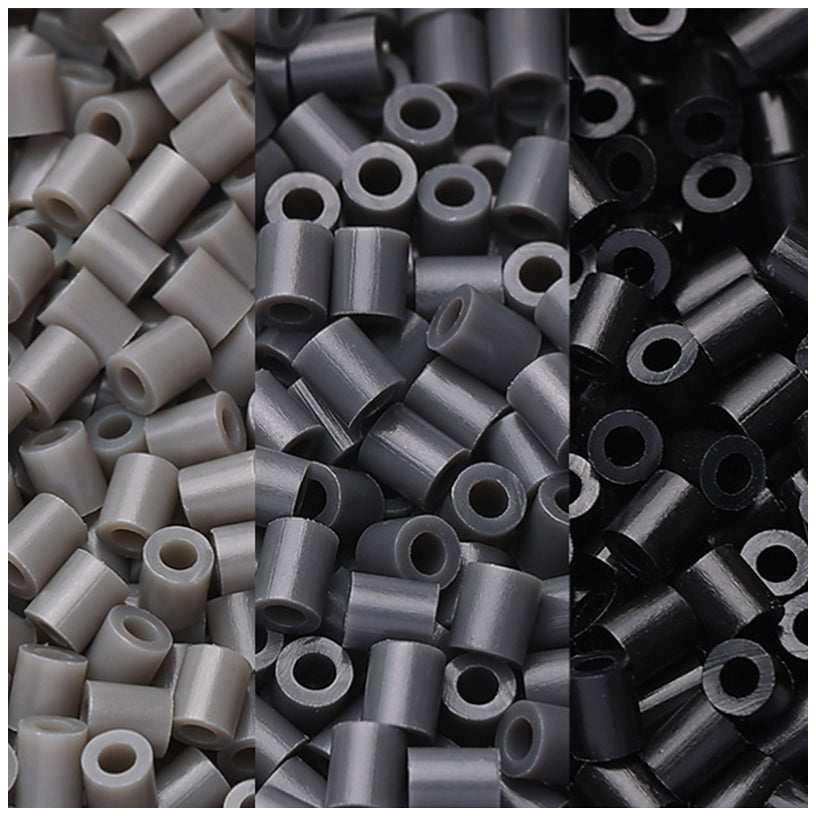 2.6mm Fuse Bead Set 3 Color Pack for Pegboards and Perler Crafts, Pack of 1000