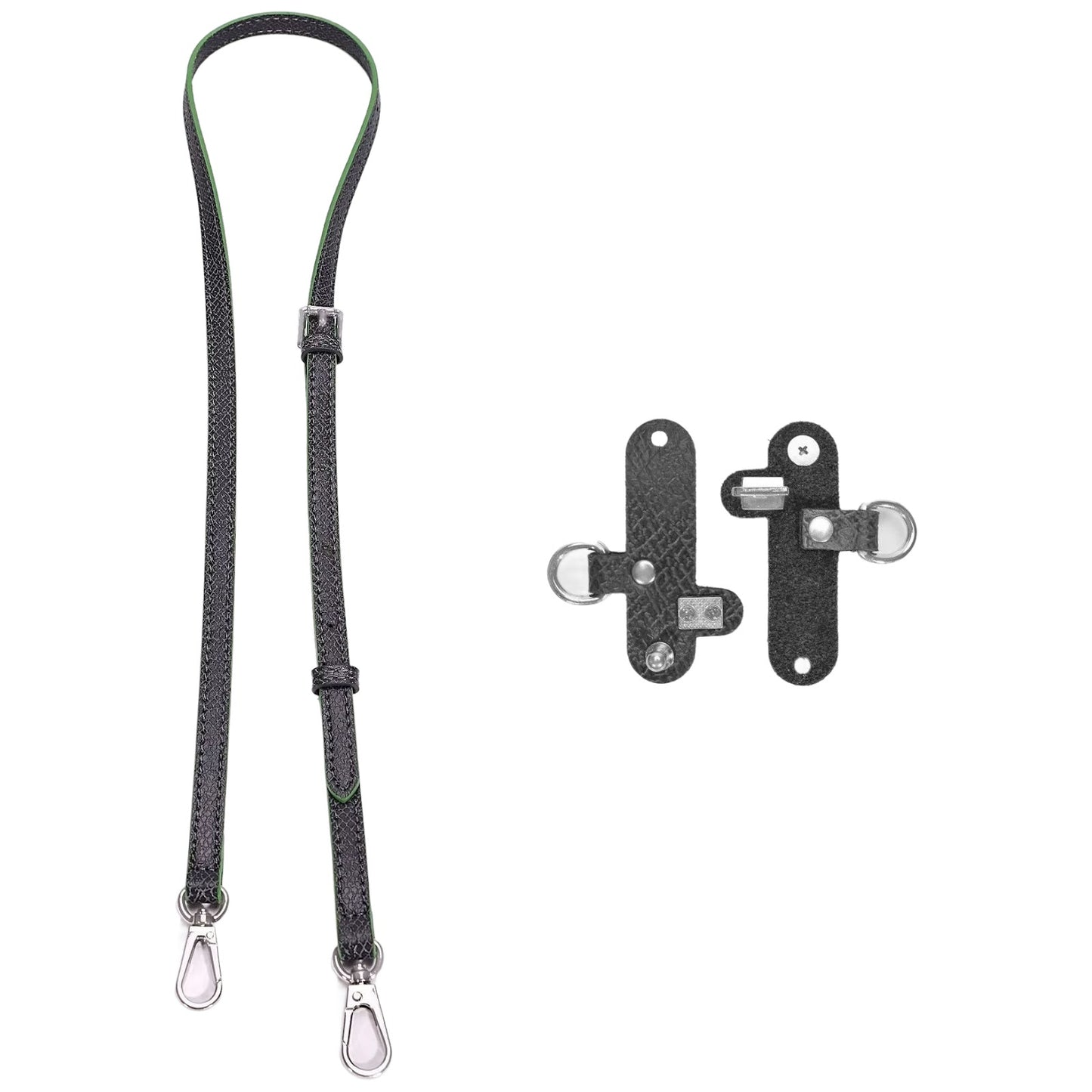 Adjustable Leather Crossbody Shoulder Strap Replacement Conversion Kit for Mini Pouch Bags 94–124cm