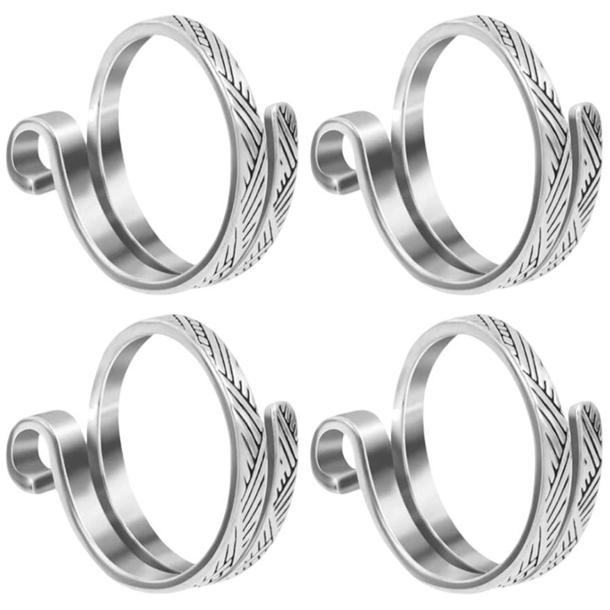 Adjustable Gold and/or Silver Crochet Tension Rings for Fingers, Yarn Guide Holders for Knitting
