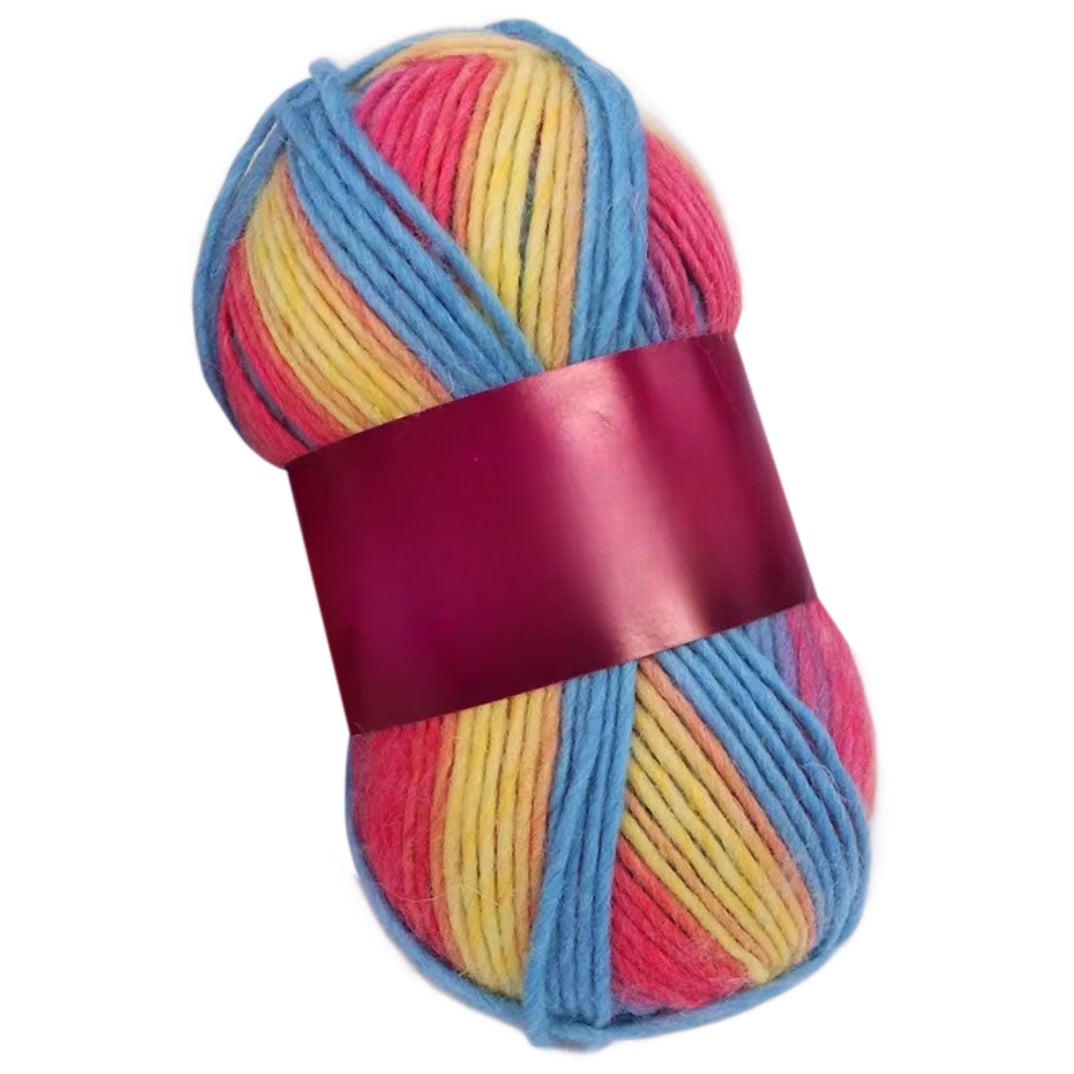 Soft Anti-Pilling Wool Yarn Blend, 30% Wool, 70% Acrylic, Aran/Worsted Weight #4, 100 Grams/3.53oz 175 Yards