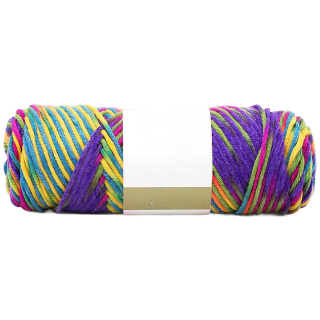 8-Ply Variegated Acrylic Yarn, Worsted Weight, Size 4 for Knitting and Crochet Projects, 100 Grams/3.53oz 155 yards