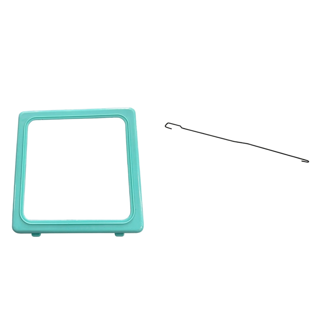 Metal Loom and Hook Set for Knitting, Weaving, Yarn Crafts, Bracelets, and DIY Projects