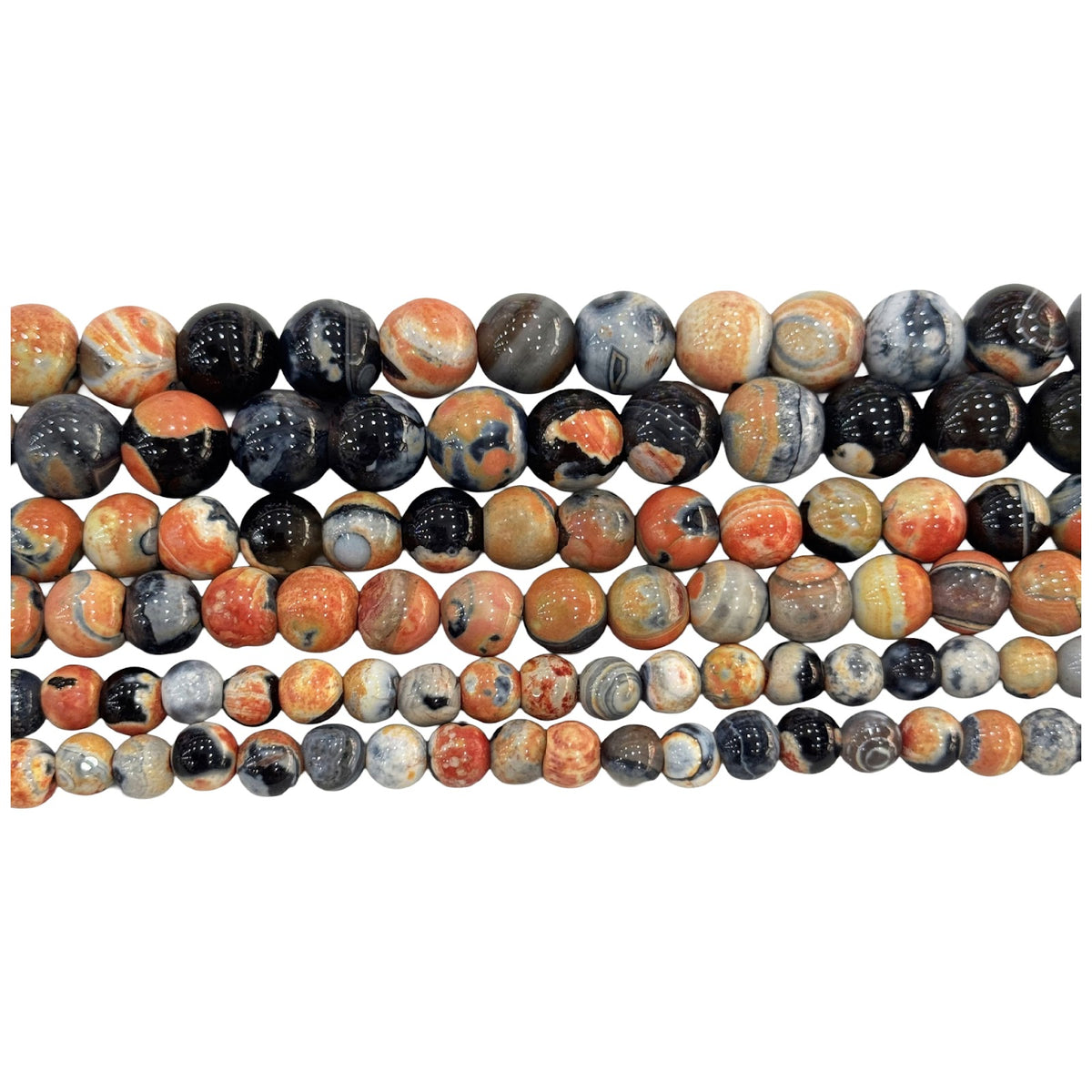 Natural Hematite Gemstone Round Beads 15 Inch Strand for Jewelry Making and Craft Design
