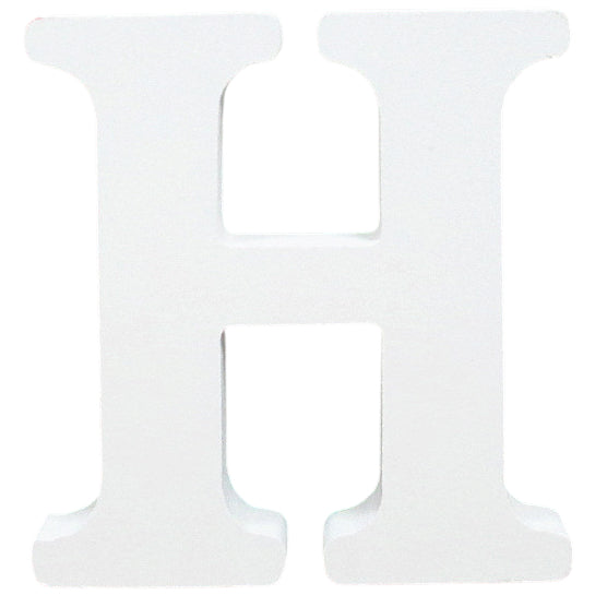 4 Inch Unfinished Wooden Letters, Numbers and Other Characters for DIY Crafts and Event Decorations
