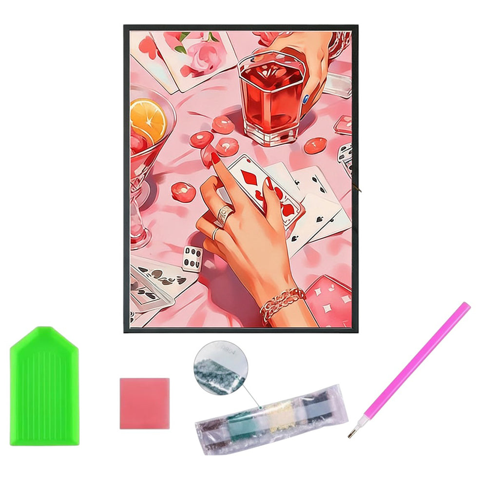 5D Full Drill Diamond Painting Kit 30x40cm HD Canvas with Tools for DIY Wall Decor Gift Crafts
