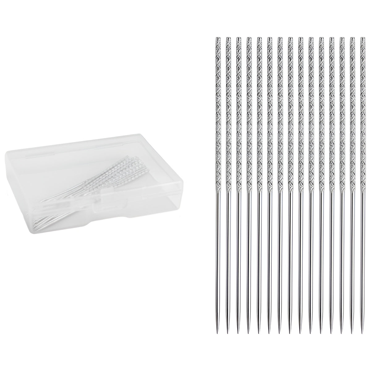 Nickel-Plated High Carbon Steel Snag Repair Tool for Knits, Sweaters, Upholstery, Drapes, and Woven Fabrics