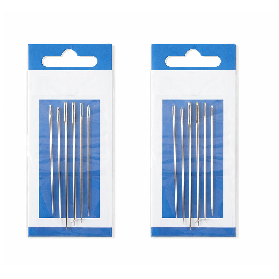 Sashiko Needles Set Metal Large Eye Needles in Multiple Sizes for Embroidery Quilting and DIY Sewing