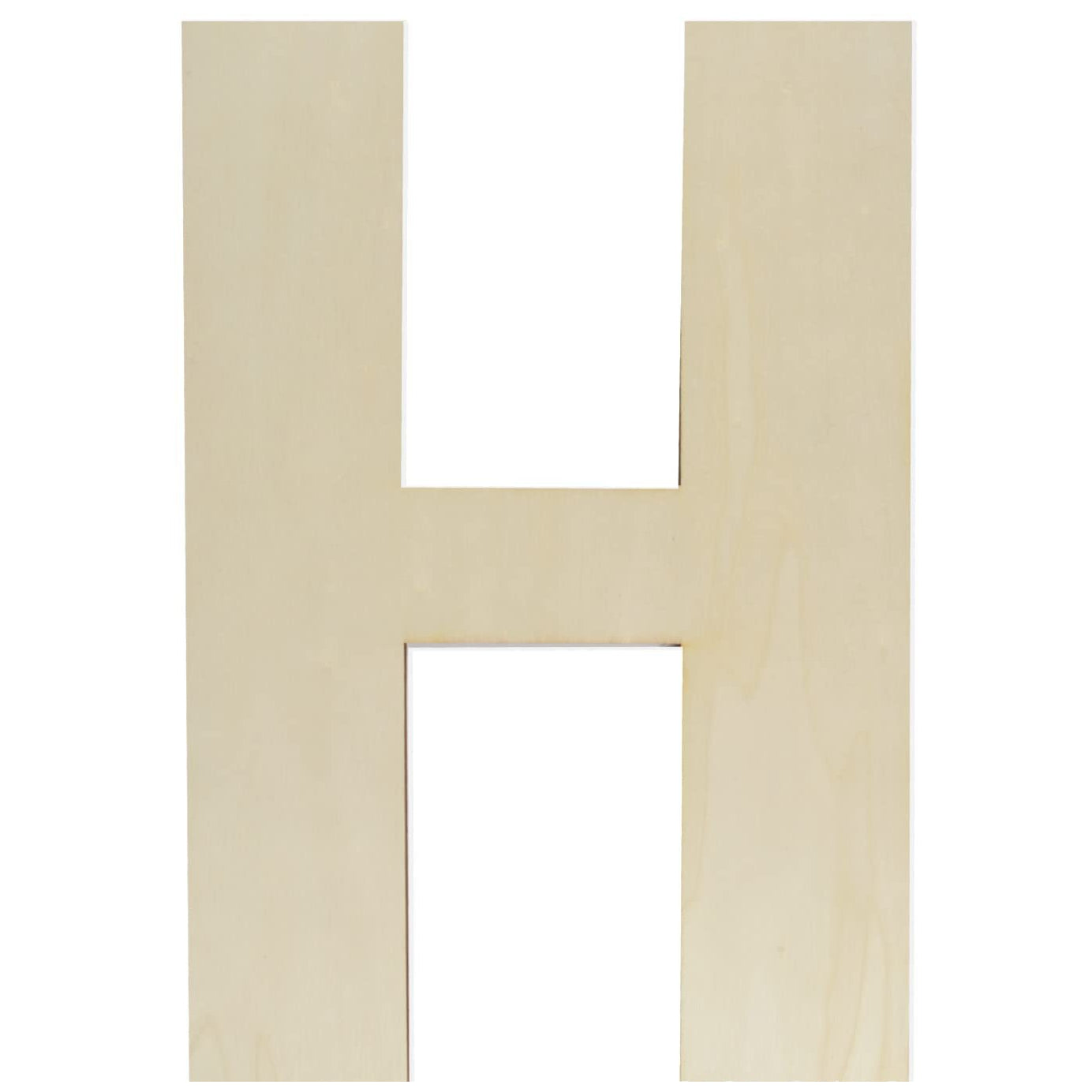 12 Inch Wooden Letter Unfinished Large Wood Alphabet Cutout For DIY Crafts Wall Decor Projects