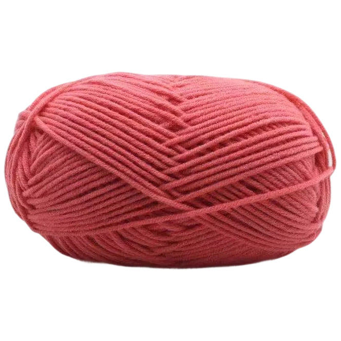 4-Ply Acrylic Yarn 50g/1.76oz 142 Yards, Tight Twist for Knitting and Crochet Projects