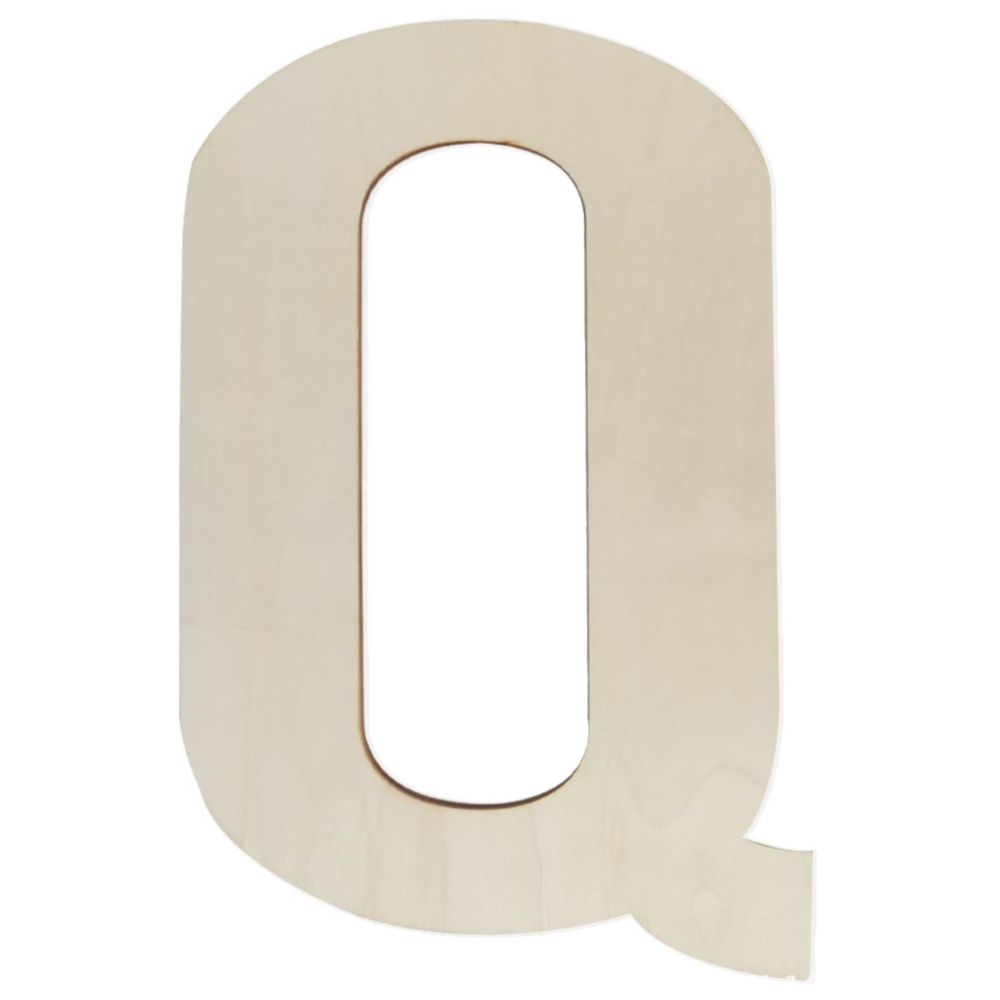 12 Inch Wooden Letter Unfinished Large Wood Alphabet Cutout For DIY Crafts Wall Decor Projects