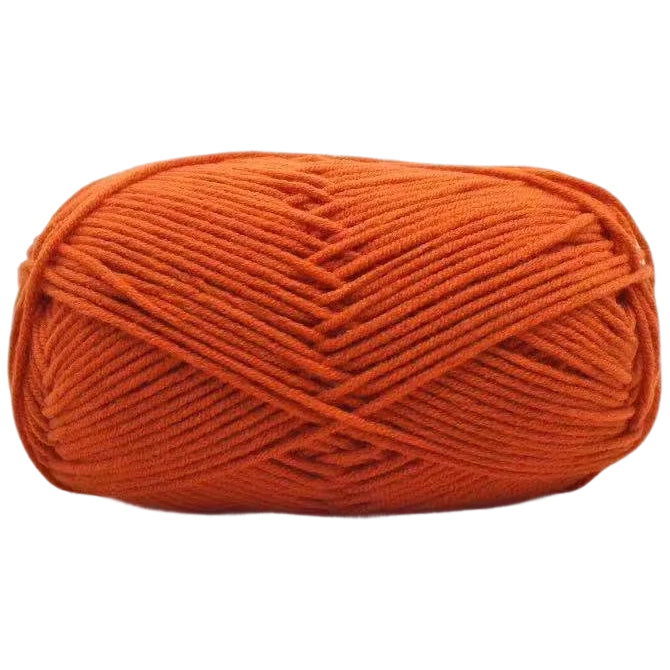 4-Ply Acrylic Yarn 50g/1.76oz 142 Yards, Tight Twist for Knitting and Crochet Projects