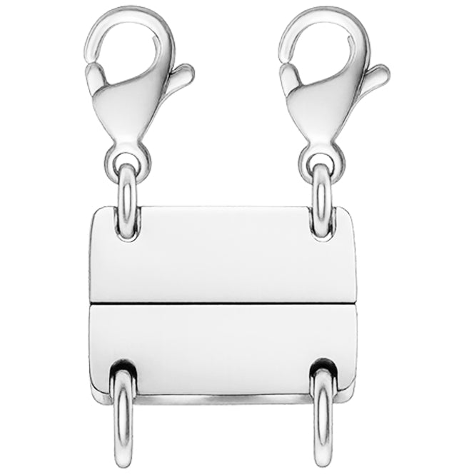 18K Gold and Silver Plated Layered Magnetic Necklace Clasp Separator for Stackable Necklaces