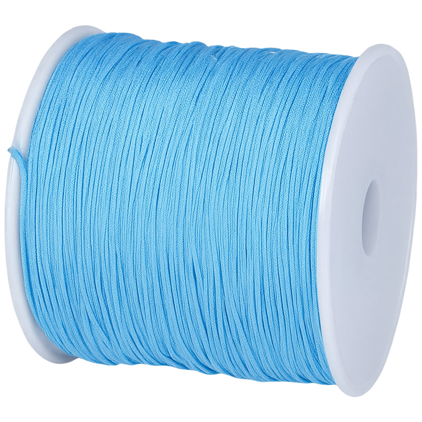 1mm Cotton Waxed Cord 175 Yards String for Jewelry Making, Beading, and Bracelets