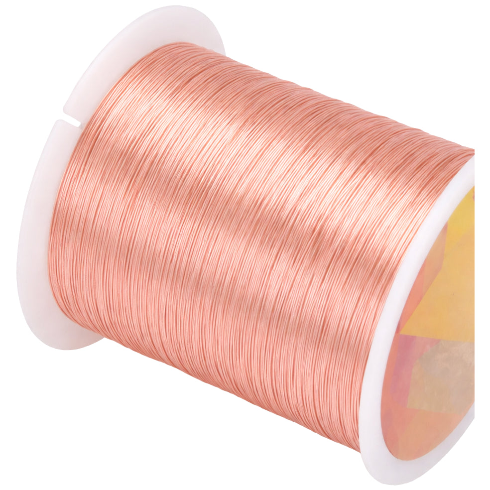 Copper Wire 328 Feet Tarnish Resistant Jewelry Wire for Beading Wrapping and DIY Crafts