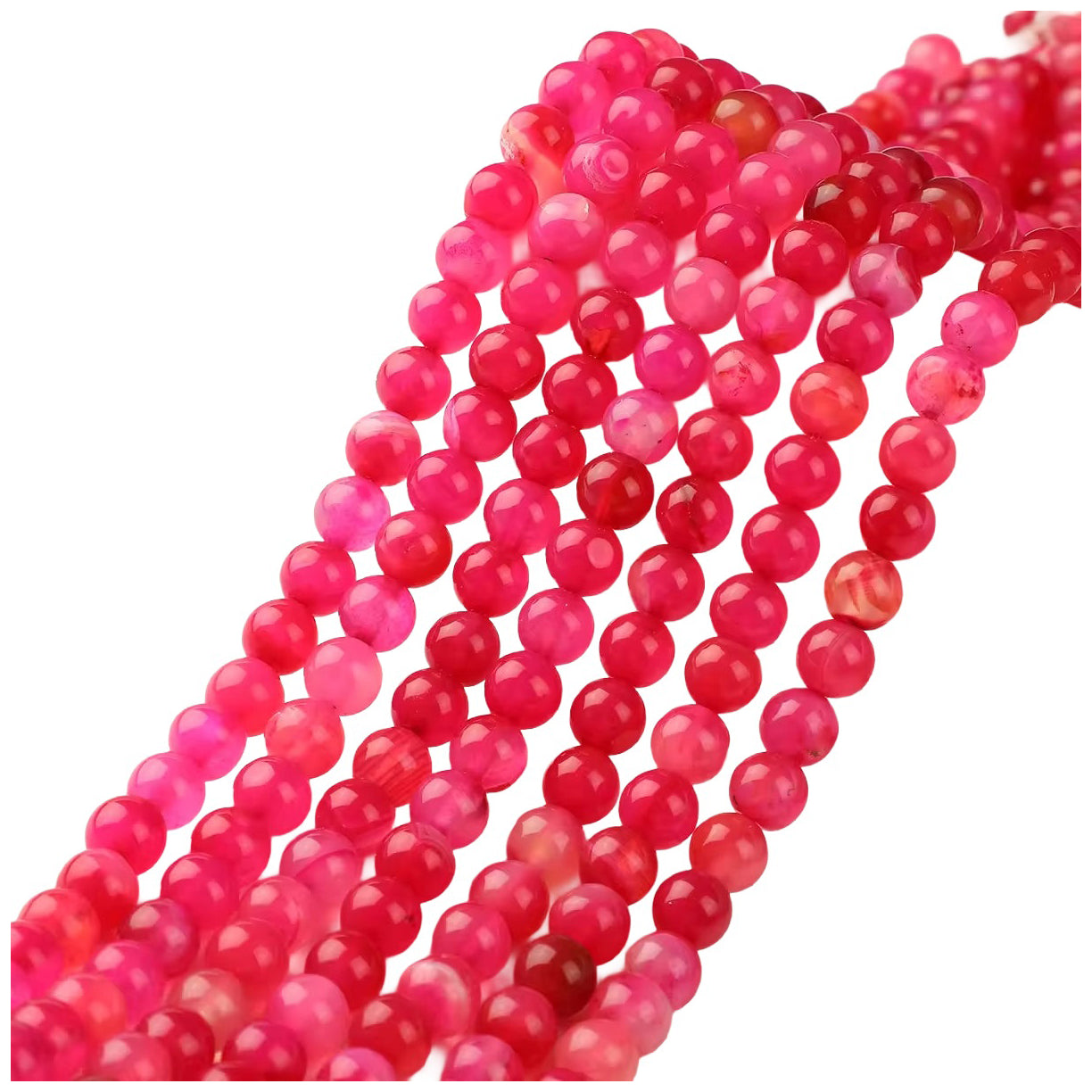 Multicolor Natural Gemstone Spacer Beads for DIY Bracelet and Necklace Making