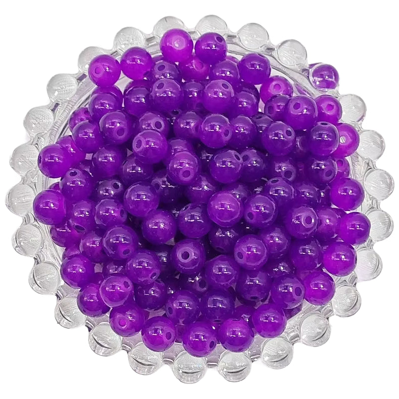 Multicolor Natural Stone Beads for Jewelry Making Round Genuine Gemstone Beading Set, Pack of 100