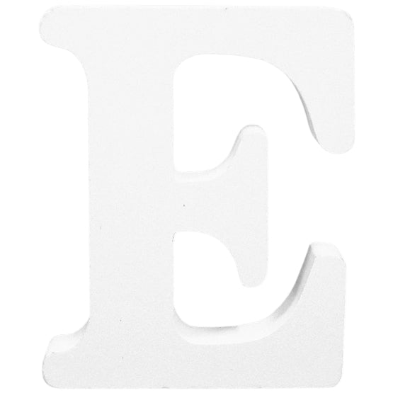 8 Inch White Wooden Letters for Wall Decor Unfinished Wood Alphabet for Home Crafts DIY Signs